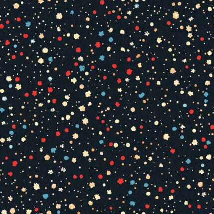 Confetti design fabric.