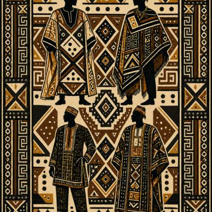 Men of Heritage African Men Fabric Panel