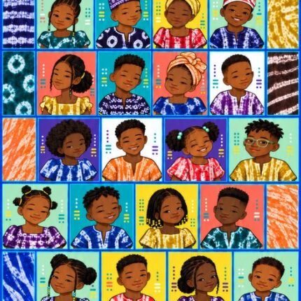 Children of the Motherland — 100% Cotton Fabric Panel
