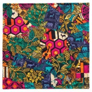 Flora Fusion - vibrant African wax print fabrics collection